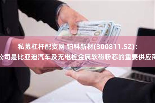 私募杠杆配资网 铂科新材(300811.SZ)：公司是比亚迪汽车及充电桩金属软磁粉芯的重要供应商