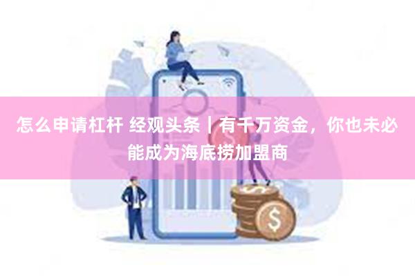 怎么申请杠杆 经观头条｜有千万资金，你也未必能成为海底捞加盟商