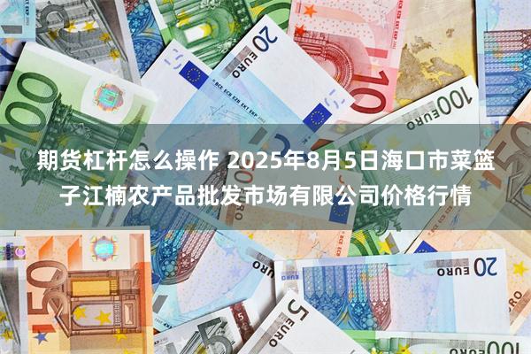 期货杠杆怎么操作 2025年8月5日海口市菜篮子江楠农产品批发市场有限公司价格行情