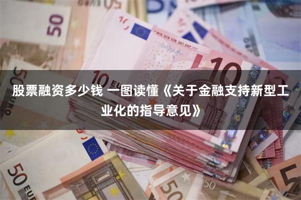 股票融资多少钱 一图读懂《关于金融支持新型工业化的指导意见》