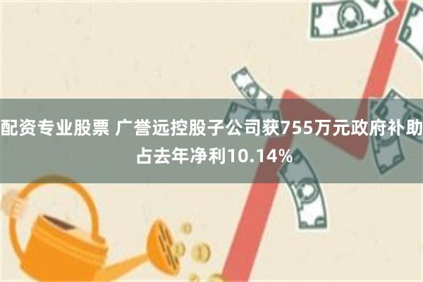 配资专业股票 广誉远控股子公司获755万元政府补助 占去年净利10.14%