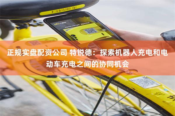 正规实盘配资公司 特锐德：探索机器人充电和电动车充电之间的协同机会