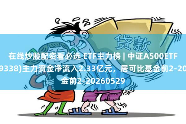在线炒股配资看必选 ETF主力榜 | 中证A500ETF国泰(159338)主力资金净流入2.33亿元，居可比基金前2-20260529