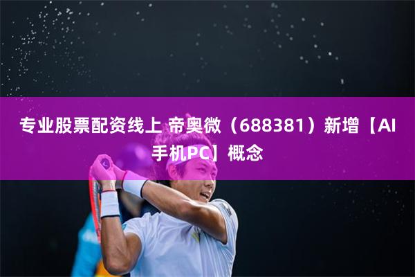 专业股票配资线上 帝奥微（688381）新增【AI手机PC】概念