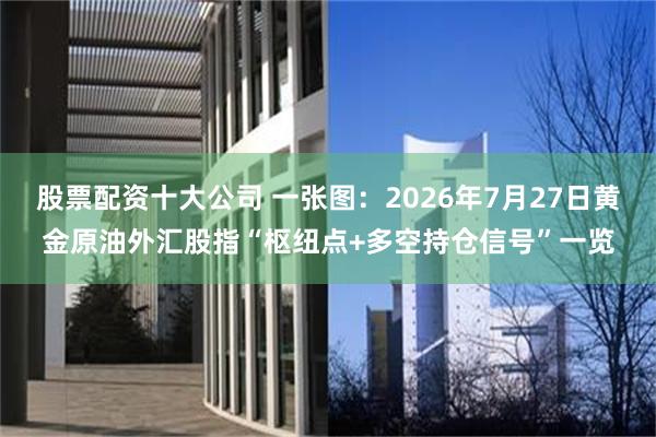 股票配资十大公司 一张图：2026年7月27日黄金原油外汇股指“枢纽点+多空持仓信号”一览