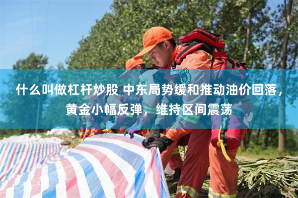 什么叫做杠杆炒股 中东局势缓和推动油价回落，黄金小幅反弹，维持区间震荡