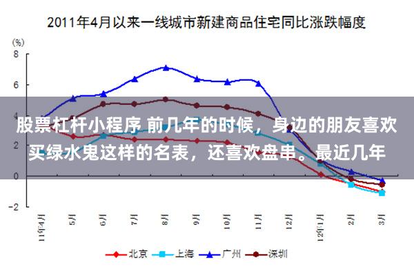 股票杠杆小程序 前几年的时候，身边的朋友喜欢买绿水鬼这样的名表，还喜欢盘串。最近几年