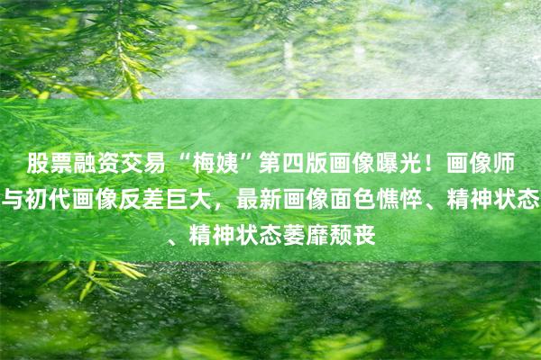 股票融资交易 “梅姨”第四版画像曝光！画像师林宇辉：与初代画像反差巨大，最新画像面色憔悴、精神状态萎靡颓丧